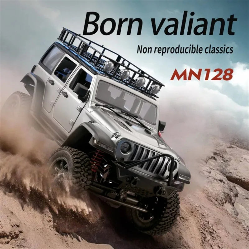 MN128 2.4G RC Crawler 4x4 Car Full Scale &ndash; LED Lighting