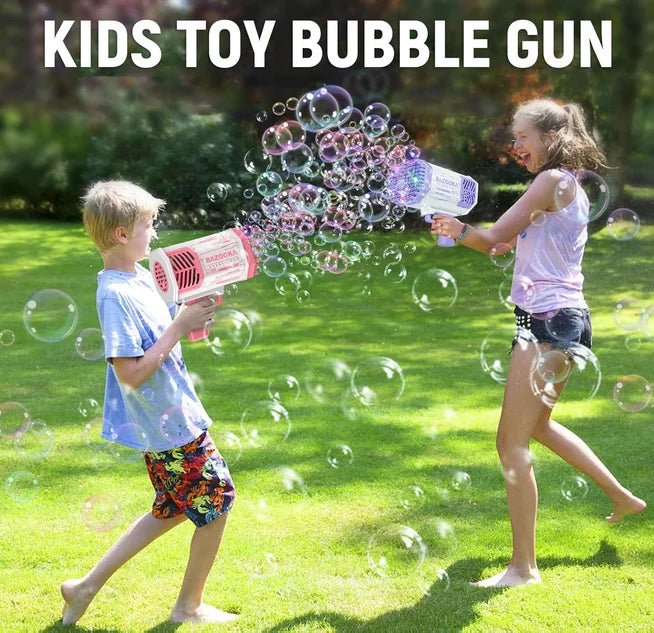 69 Holes Bubble Machine For Kids Outdoor Party Toy Bubble