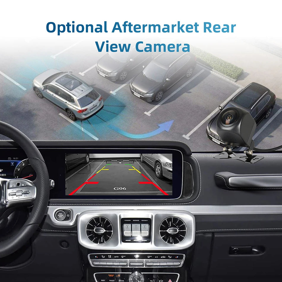 Kit de retrofit Mercedes Wireless CarPlay Android Auto NTG 5.5 cu cameră spate