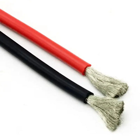 10 Meter/Lot High Quality Wire Silicone 10 12 14 16 18 20 22 24 26 28 30 AWG 5m Red and 5m Black Color by InterCyprus Trading Ltd