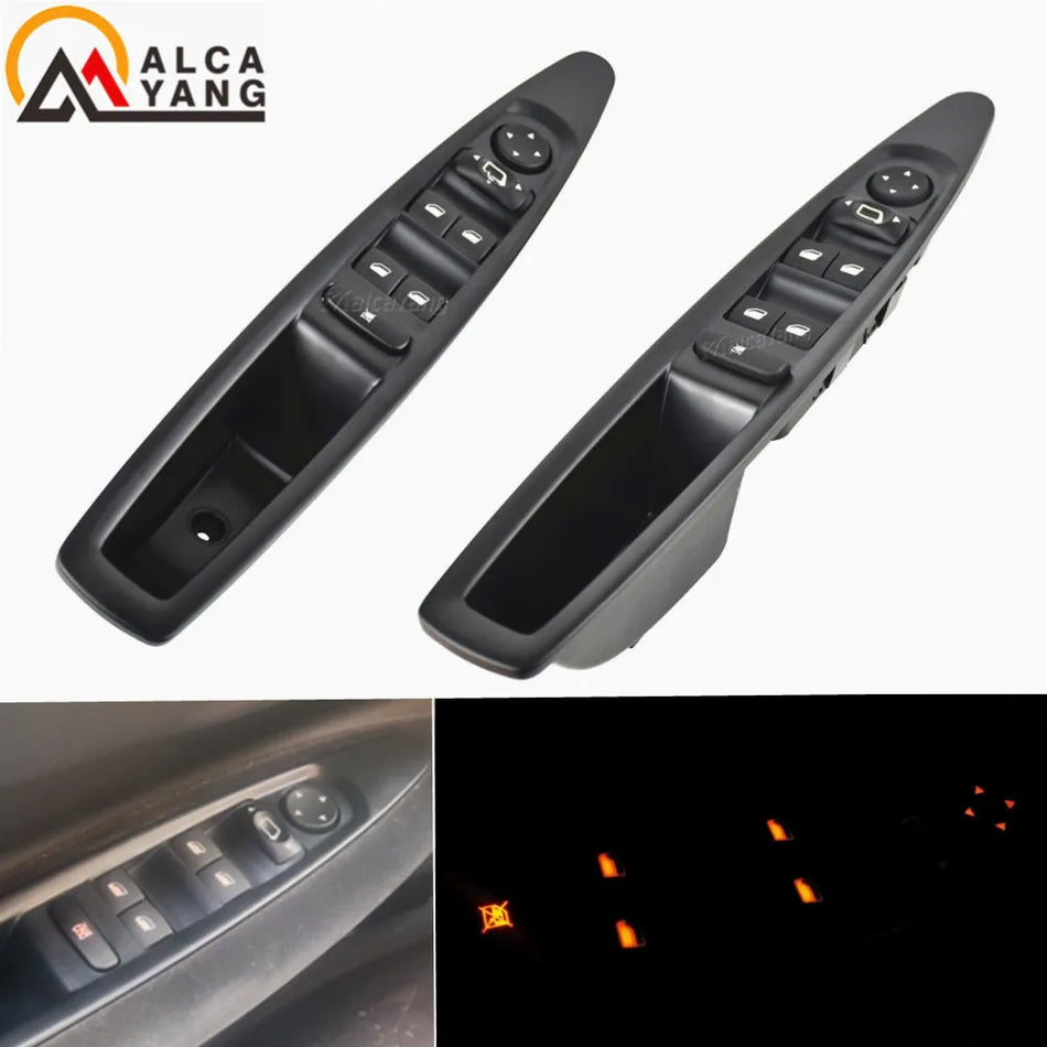 Interrupteur de fenêtre électrique avec panneau en ABS pour Citroën C4 2004-2010