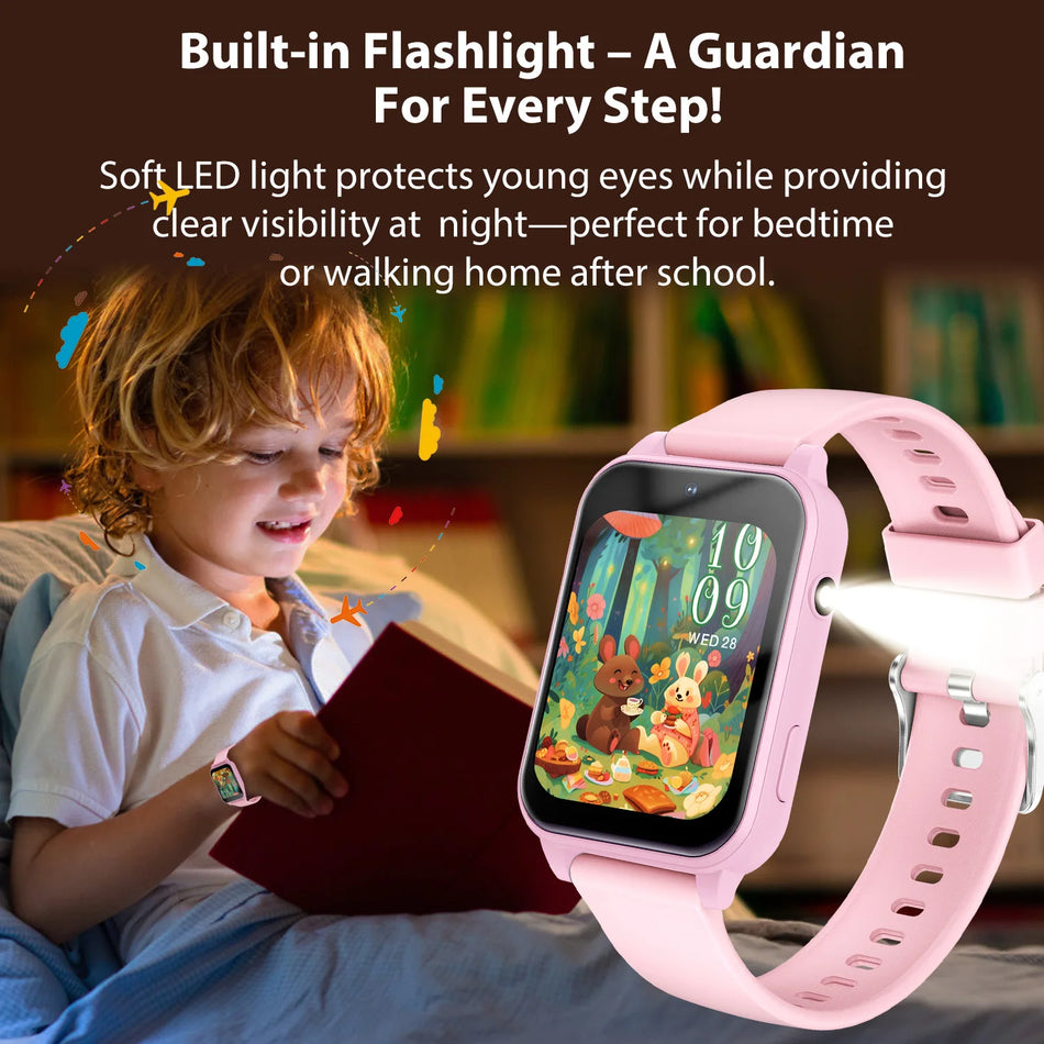 Kids Smart Watch with Learning Games, Flashlight, Parent Child Interaction