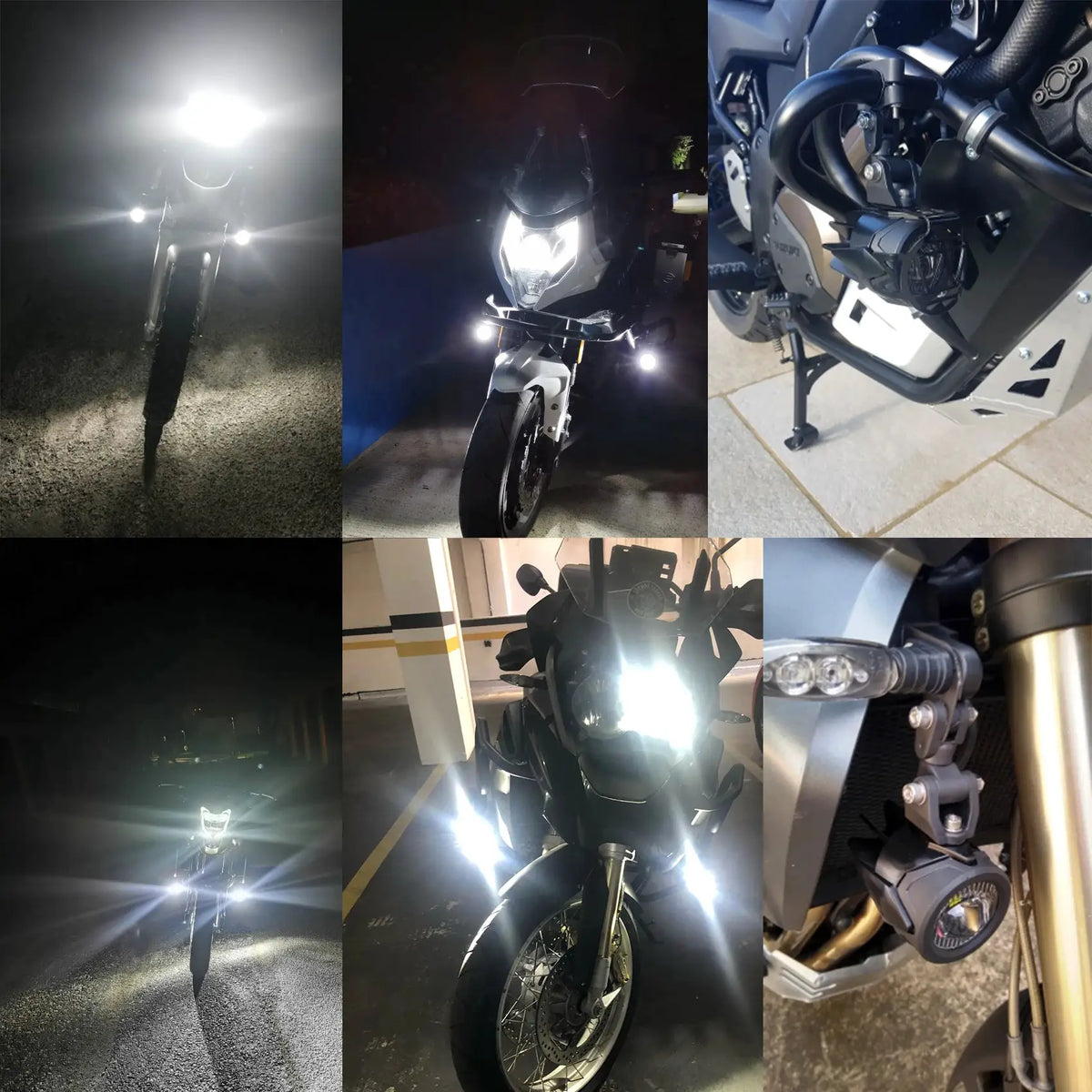 Motorcycle Fog Lights Upgrade LED Auxiliary Fog Light 40W 6000K for CB500X CB500F R1200GS F800GS F700GS F650 K1600 by InterCyprus Trading Ltd
