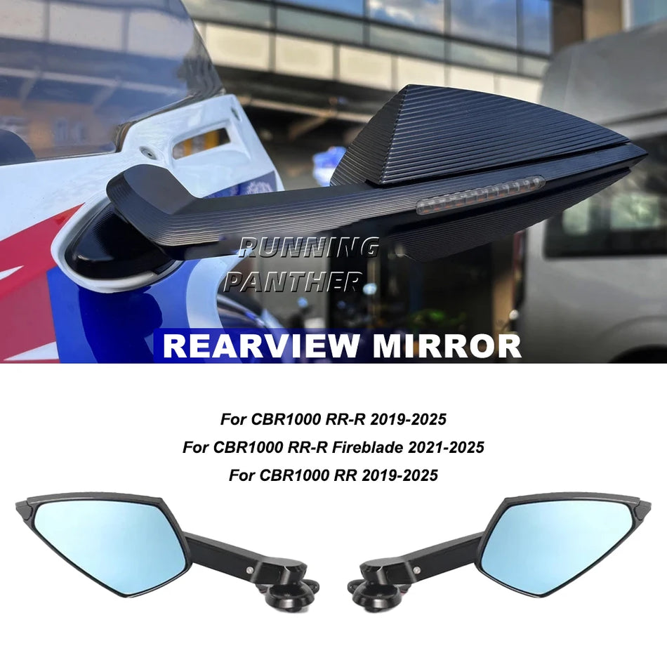 Aizmugures spogulis ar LED pagrieziena signāliem Honda CBR1000RR-R Fireblade 2019-2025