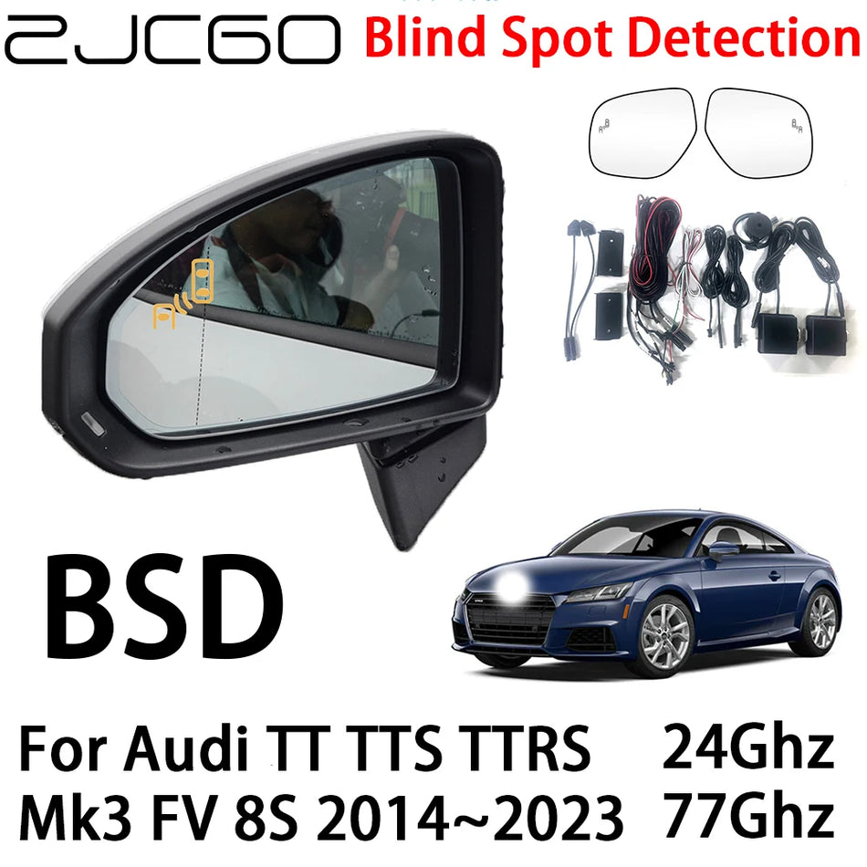 Audi TT TTS TTRS Mk3 FV 8S 2014-2023 için Çift mmWave Kör Nokta Radar Uyarı Sistemi