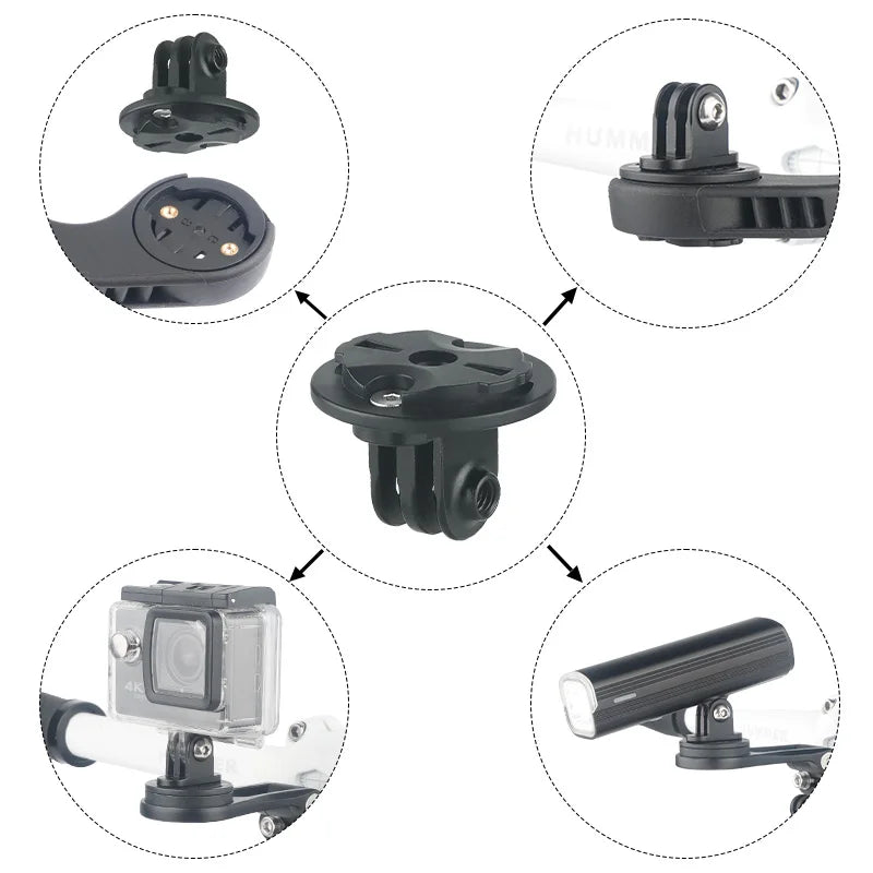 Bike Computer Bracket Adaptor &ndash; Durable Aluminum Alloy Design