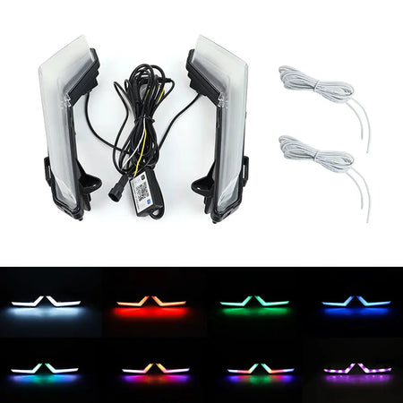 Front LED Signature Lights Turn Signal Light for Can-Am Defender & Defender Max 2020+ / Commander Max 2021+ by InterCyprus Trading Ltd