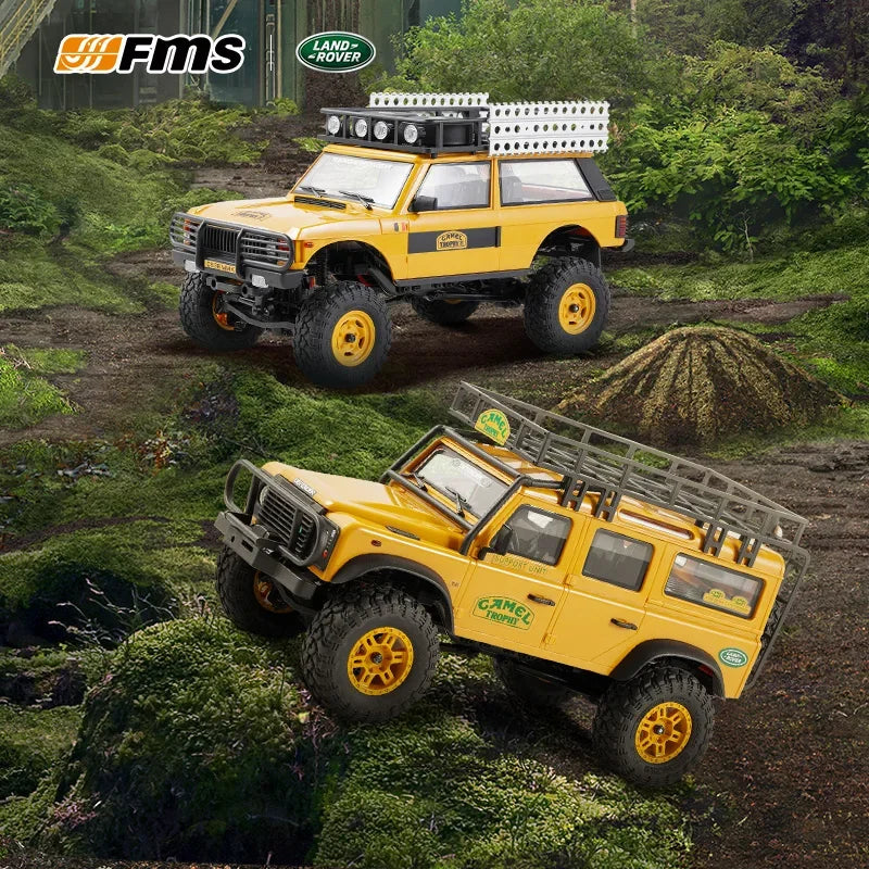 FMS Mini 1/24 FCX24M Land Rover Series RC Off-Road 4x4 Vehicle - Ultimate Remote Control Crawler for Adventure