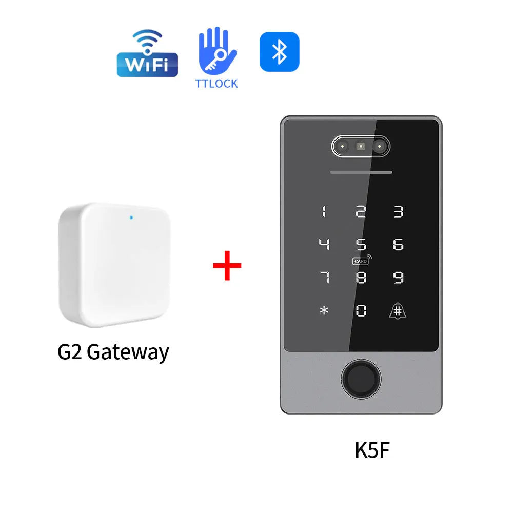 TTLOCK K5F &ndash; Facial and Fingerprint Attendance System K5F and G2-WIFI