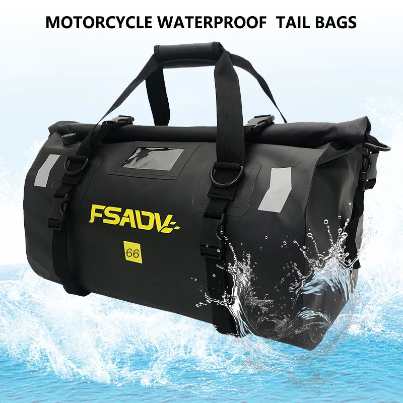 Universal Motorcycle Waterproof Tail Bags &ndash; High Capacity Durable Design