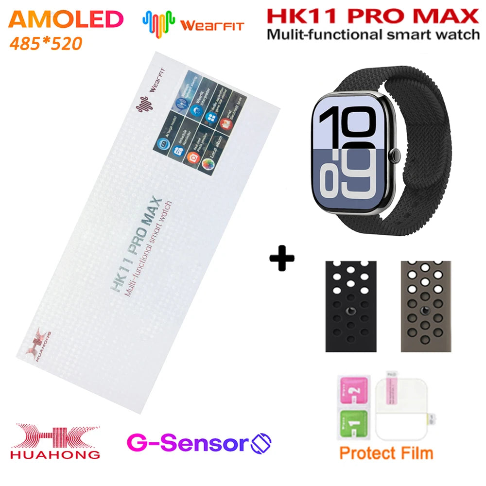 HK11 Pro Max Smartwatch 2025 &ndash; AI Chat Robot AMOLED Display