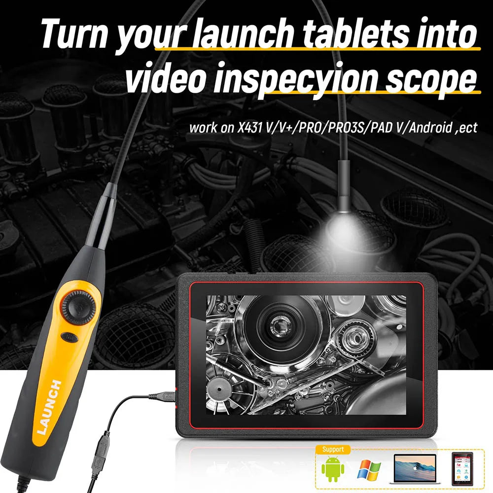 Launch VSP-600 VSP600 Inspection Camera &ndash; 7mm USB Viewing