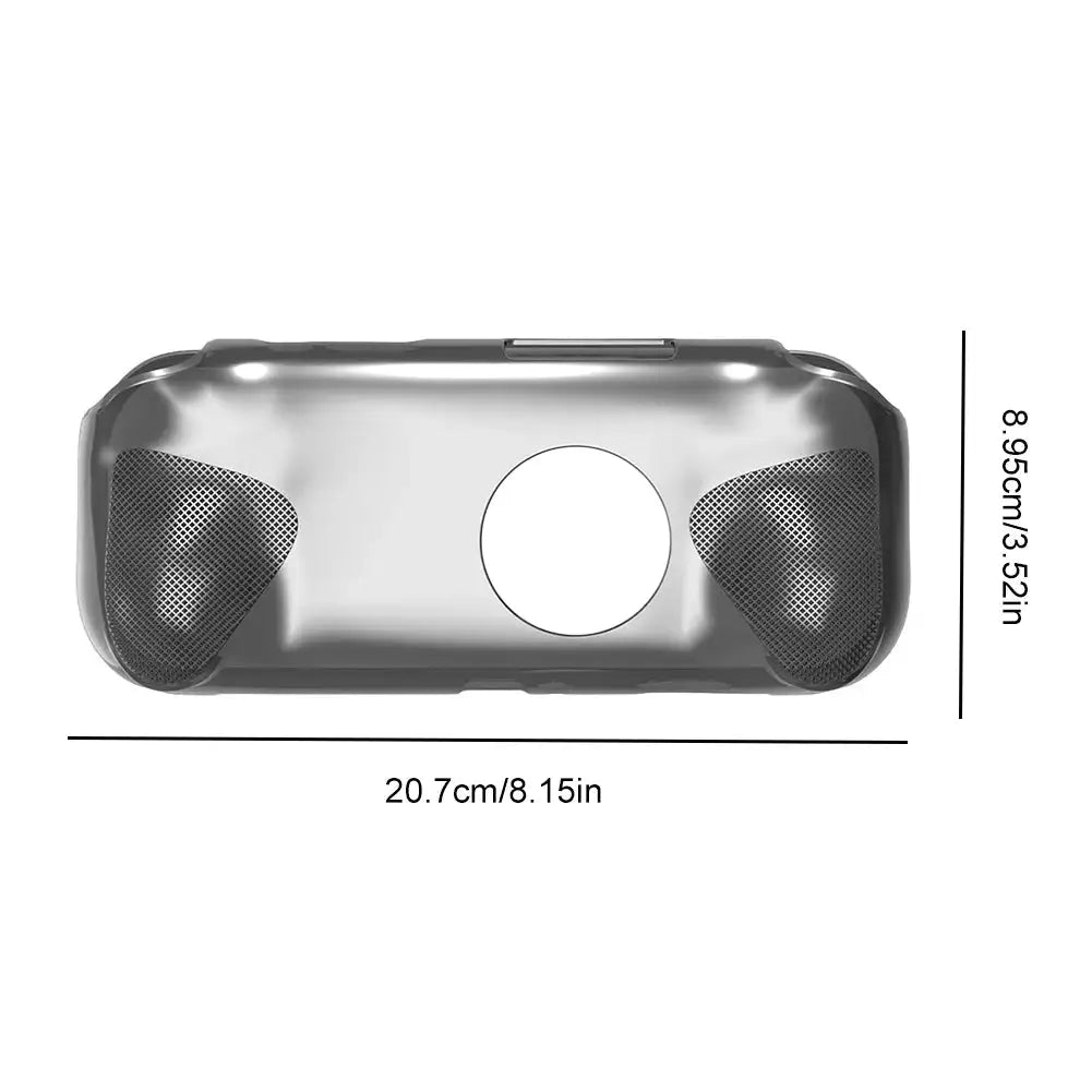 Clear TPU Shockproof Case Ergonomic Grip For MANGMI AIR X Transparent Black