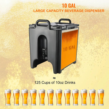 Insulated Beverage Dispenser 2.5 5 10 Gallon Food Grade