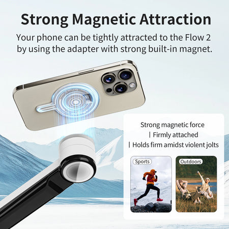 Magisn Magnetic Mount for Insta360 Flow 2 Pro &ndash; MagSafe
