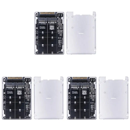 M.2 NVMe SATA To U.2 PCIe Adapter 2 In 1 NGFF SFF8639 3pcs With Case