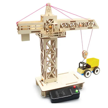 Remote Control Tower Crane Lifting Crane Diy Models & Building Toy Science &Education Model Toy For Children Gift Toy by InterCyprus Trading Ltd