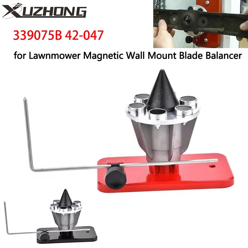 Magnetický vyvážič nožů pro sekačku na trávu s montáží na zeď