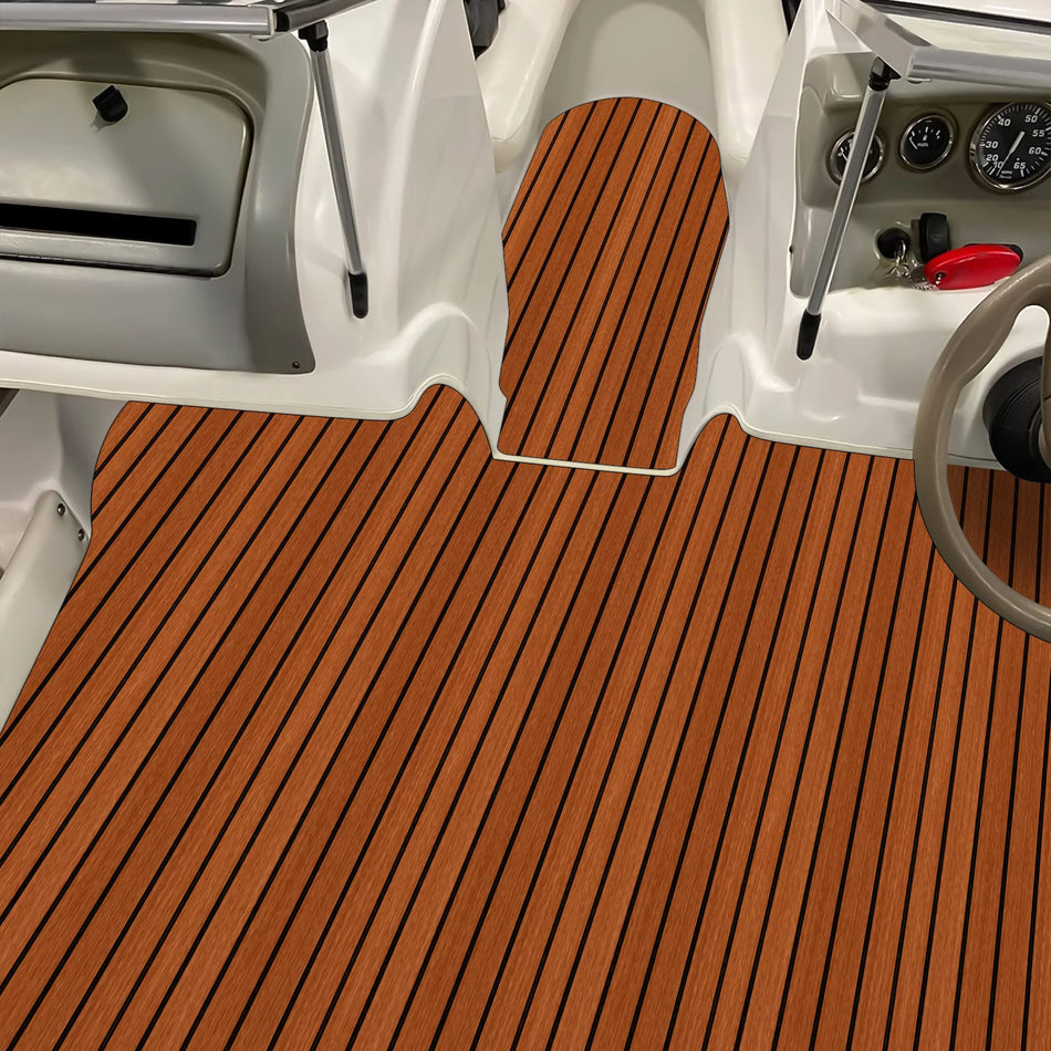 EVA Foam Boat Faux Teak Non Slip Self Adhesive Mat