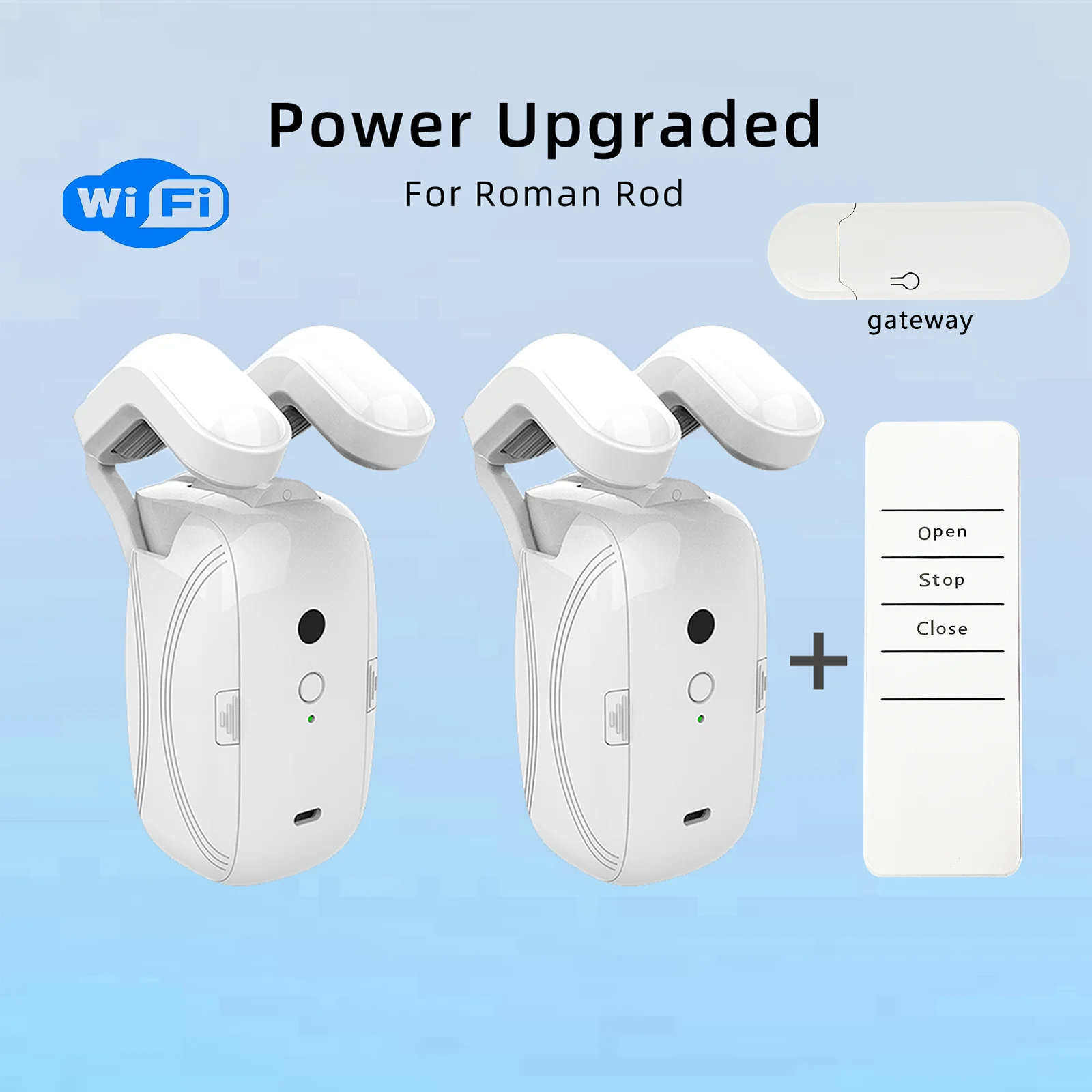 Smart Curtain Robot with Voice Control 2PC WiFi Rome