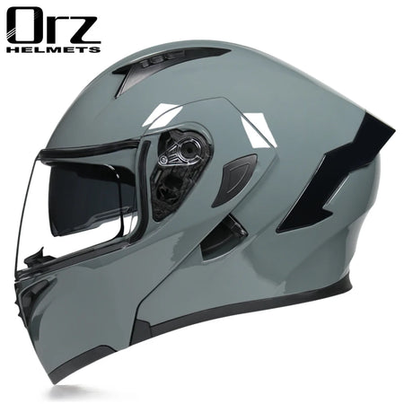 ORZ-991 Modular Flip Up Helmet &ndash; Dual Visors DOT Approved SNH-TM-S