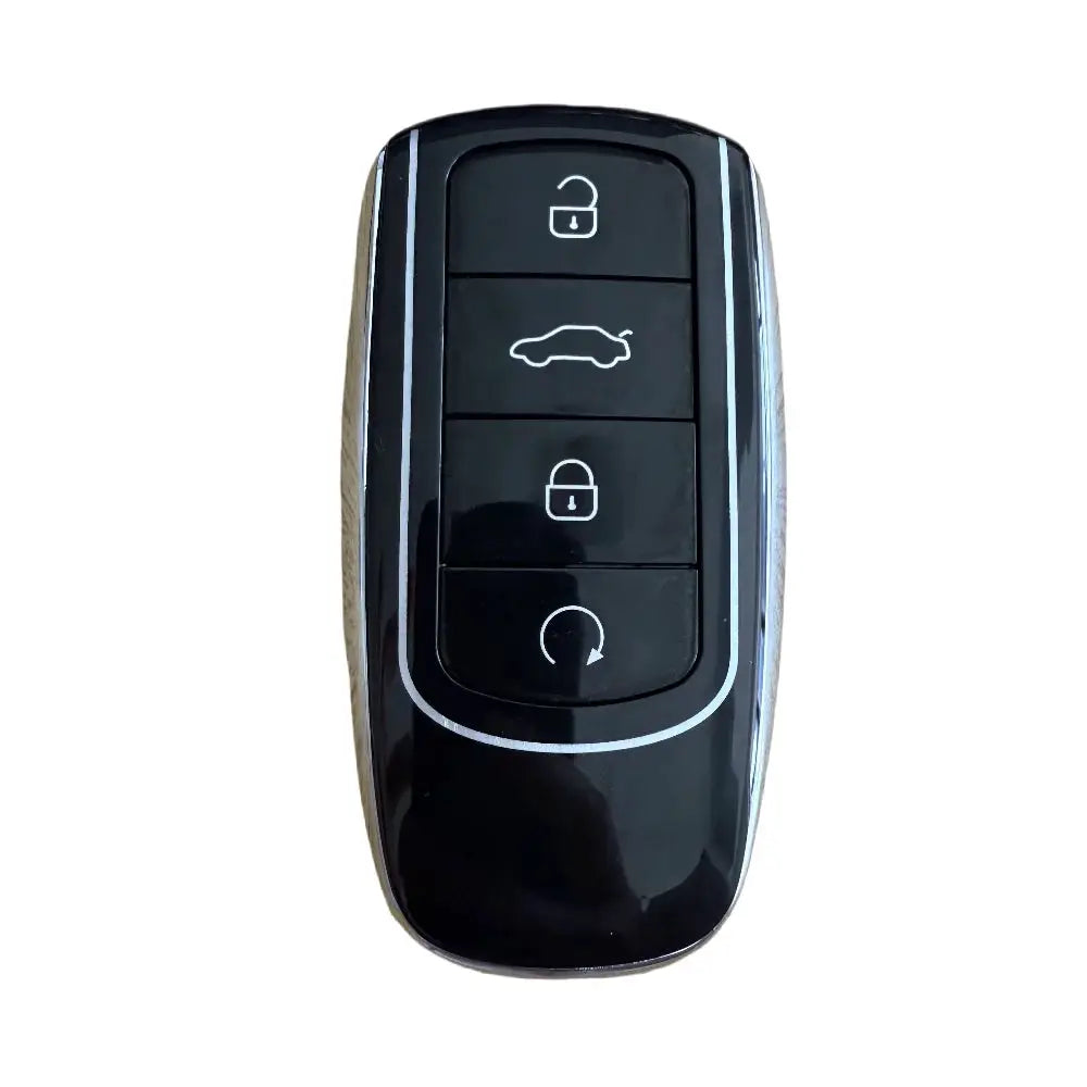 Car Smart Card Remote Key Shell Case 4 Buttons for Chery Tiggo 8 Arrizo 5 8 Tiggo 8 Plus with Emergency Insert Key Blade by InterCyprus Trading Ltd