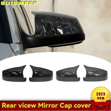 2Pcs Rearview Mirror Caps For BMW 5 6 7 Series E60 E61 E63 E64 Side Wing Rear View Mirror Cover Trim Car Exterior Accessories by InterCyprus Trading Ltd