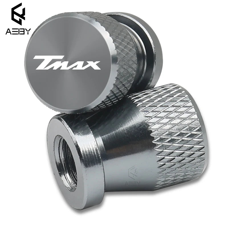 Yamaha T-Max 500 Aluminium Alloy Valve Stem Caps - 2PCS Titanium