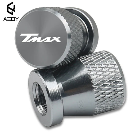 Yamaha T-Max 500 Aluminium Alloy Valve Stem Caps - 2PCS Titanium