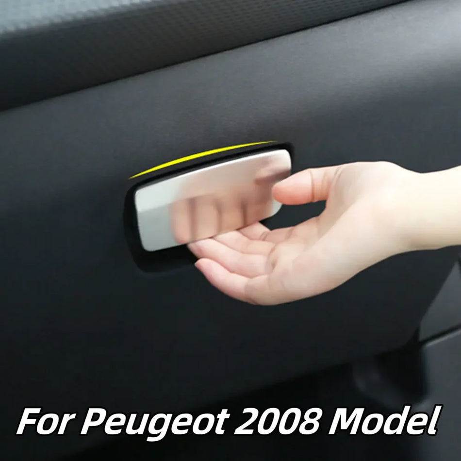 Κάλυμμα Λαβής Ντουλαπιού Γαντιών Peugeot 2008 με Διακόσμηση από Παγιέτες ABS