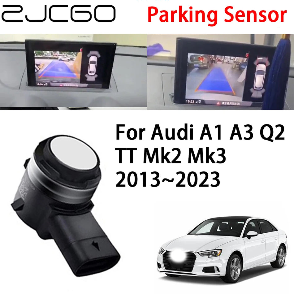 Audi A1 A3 Q2 TT Mk2 Mk3 için Buzzer Radar ve Dört Ultrasonik Sensörlü Park Sensörü Sistemi