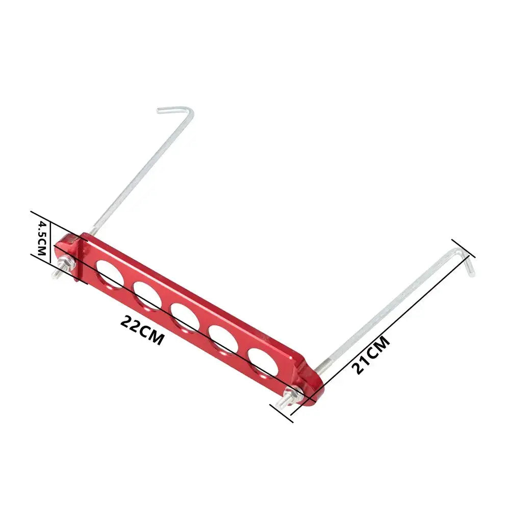 Car Racing Battery Tie Down Mount Bracket Lock Anodized For Honda Civic Si 2002-2005 by InterCyprus Trading Ltd