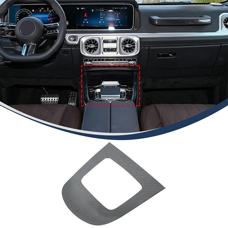 Autocolante de Painel de Engrenagem em Fibra de Carbono Real para Mercedes G Class
