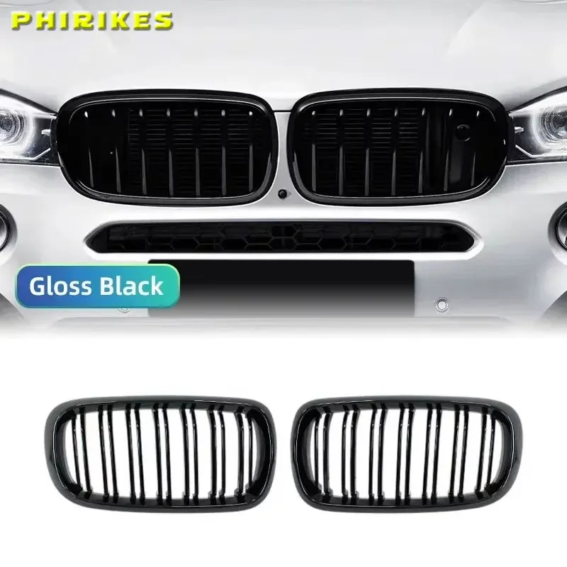 BMW Glanzzwart Nierrooster Dubbele Lijn Voor X5 X6 F15 F16