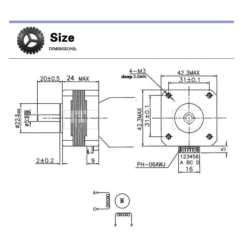 Nema 17 Stepper Motor &ndash; Exceptional Precision and Reliability