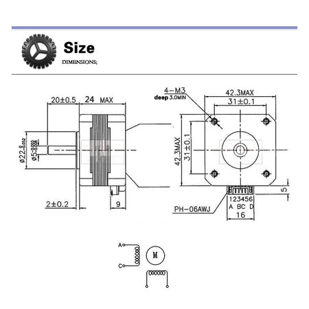 Nema 17 Stepper Motor &ndash; Exceptional Precision and Reliability