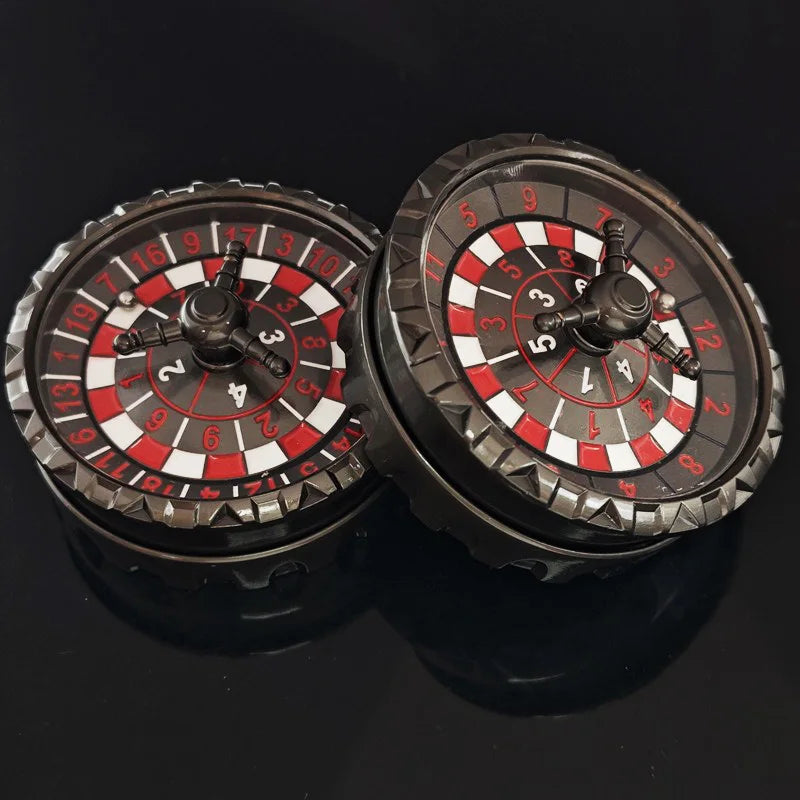 3-in-1 Metal Spinning Dice Set for DND RPGs, D20 D10 D4 and D12 D8 D6, Cthulhu Mythos