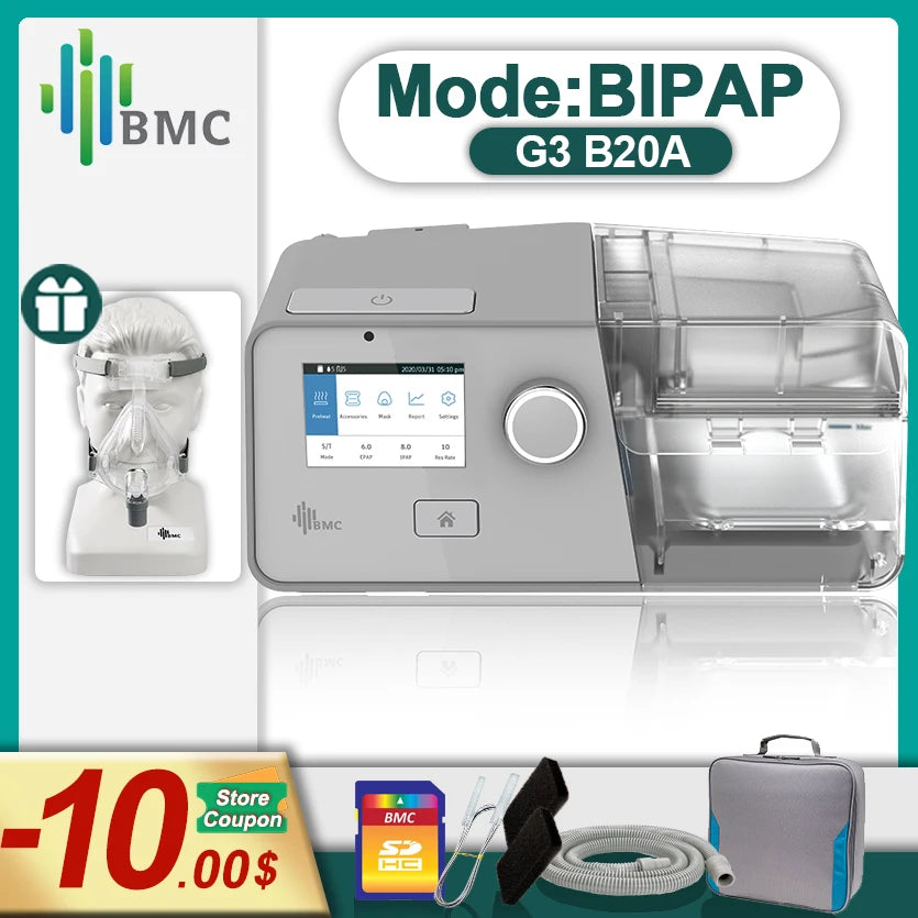 BMC CPAP BiPAP RESmart Uyku Apne Cihazı Horlama İçin
