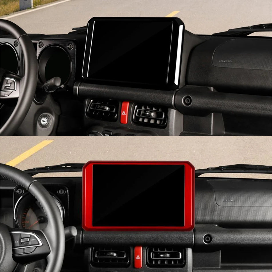 Komplet obrobe zaslona GPS-navigacije iz ogljikovih vlaken za Suzuki Jimny 2019-2025