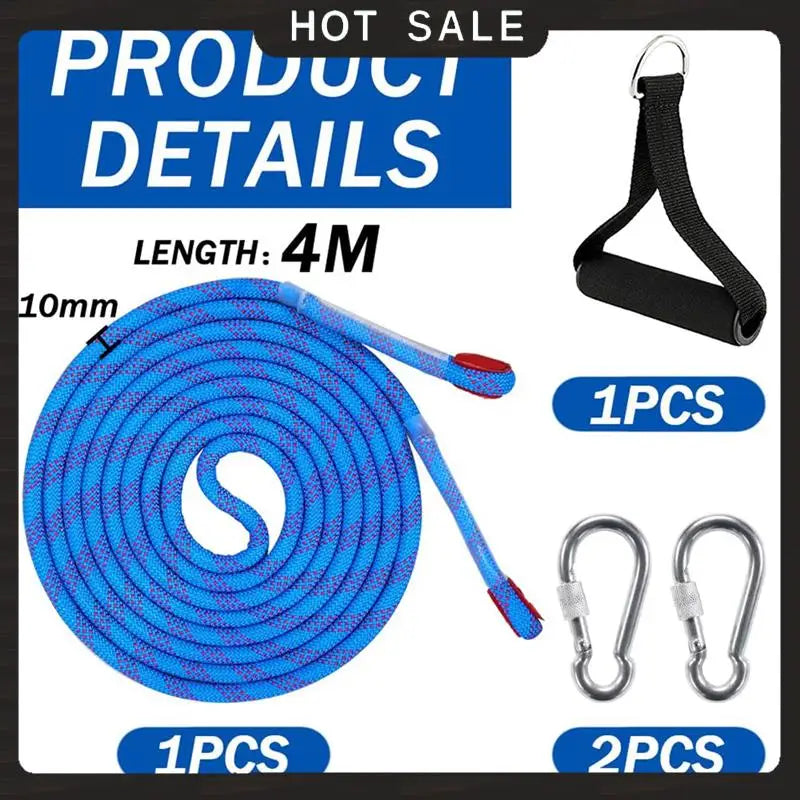24-Hour Delivery Sledge Rope With Carabiner &ndash; Durable 10mm
