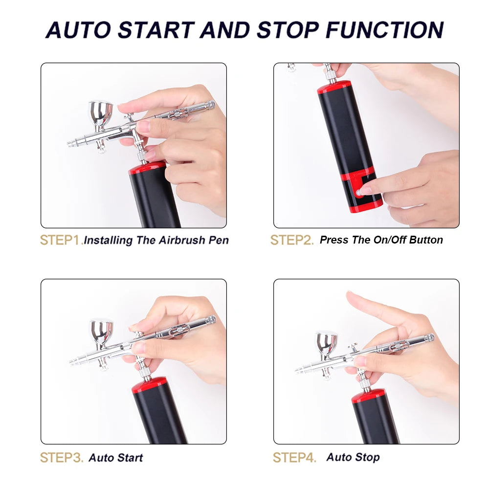 RiBO Airbrush Pen 185 Dual Action &ndash; Auto Start and Stop