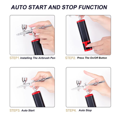 RiBO Airbrush Pen 185 Dual Action &ndash; Auto Start and Stop