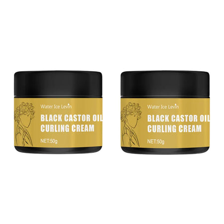 Water Ice Levin Black Castor Oil &ndash; Healthy Moisturizes And Defines Curls 2pcs
