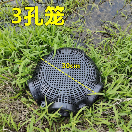 Durable Black Fish Net Cage: Perfect Trap for Eels, Loaches &amp; More 01 only a cage