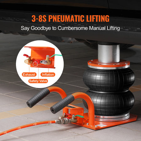 SucceBuy 3T Air Jack &ndash; Heightened Column Pneumatic Lifter