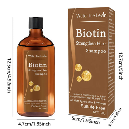 Water Ice Levin Biotin Hair Growth Shampoo &ndash; Rapid Thickening Formula