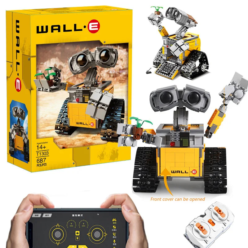 Building Blocks 687 PC RC Robot Kit &ndash; App Controlled Motors