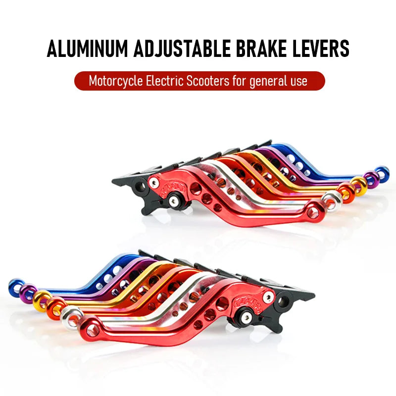 Aluminium verstelbare trommelremhendel voor universele motorfiets koppeling en rem