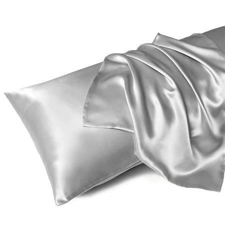 Mulberry Silk Pillowcase &ndash; Luxurious Comfort and Eco-Friendly Design Light Grey / 1PCx51x66cm(20x26in)