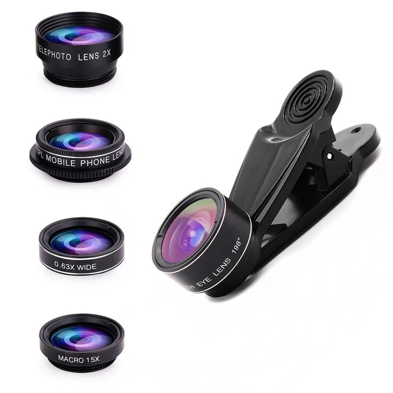 SZKOSTON805557 Phone Camera Lens Kit &ndash; Clip On Fisheye Lens